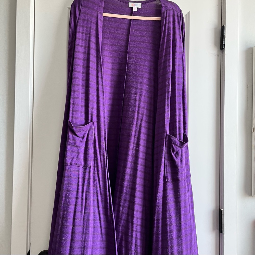 Purple Sarah Cardigan
